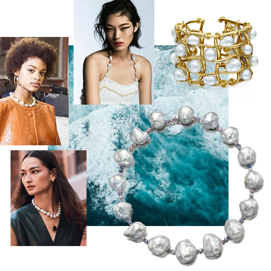 baroque south sea pearls, south sea keshi pearls, south sea baroque pearl