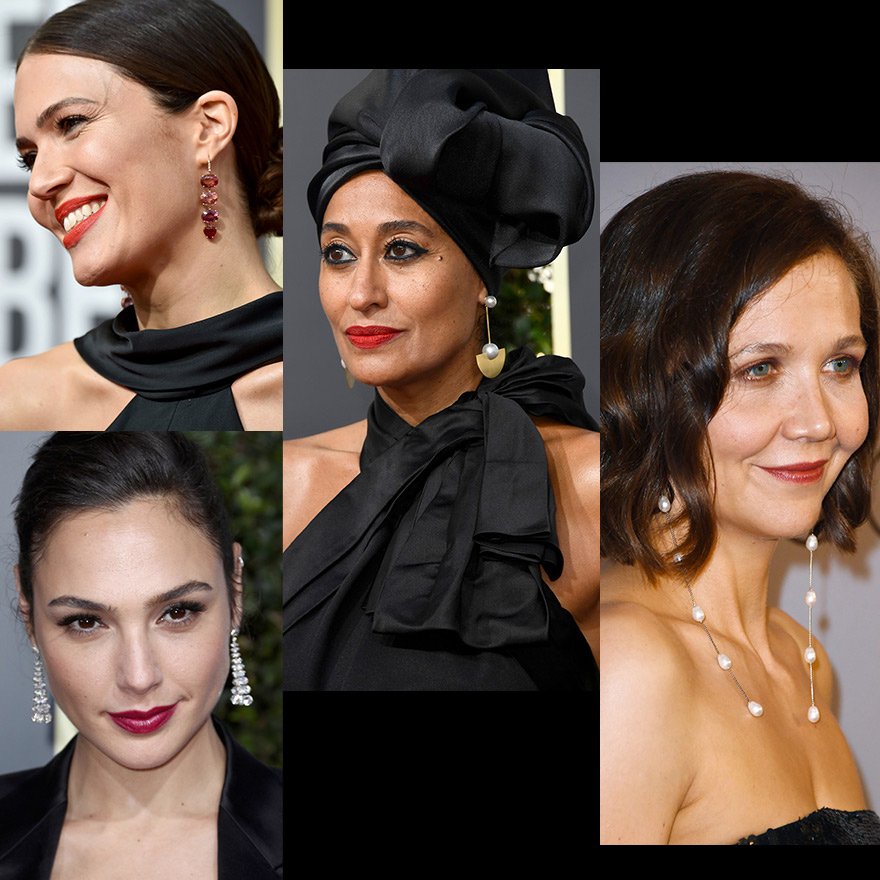 Golden Globes 2018 Drop Earrings