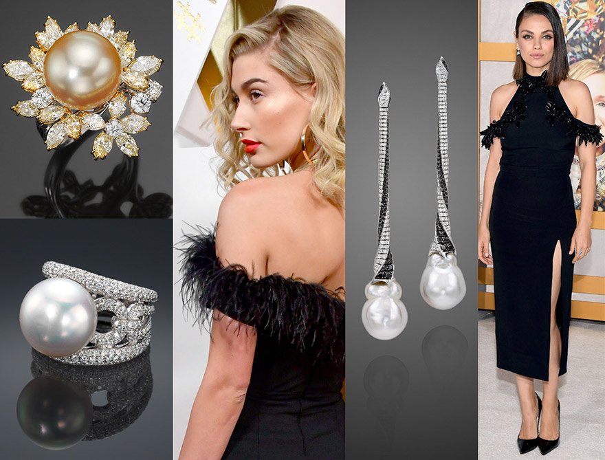 Black dress outlet pearls