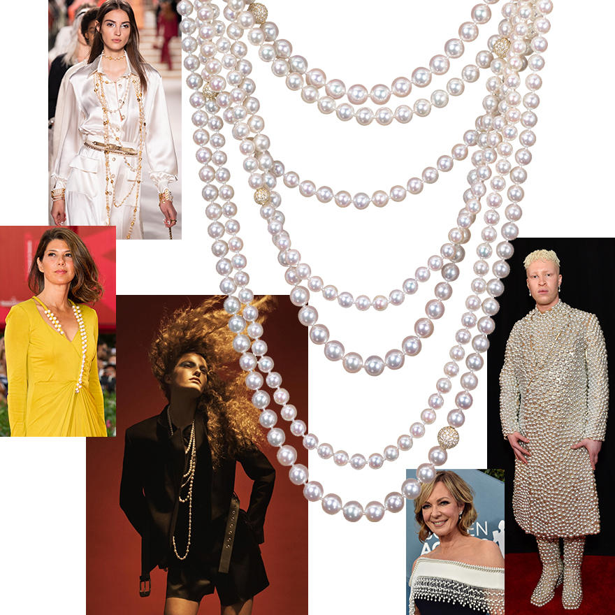 Layering Pearls and Longer Lengths of Pearls