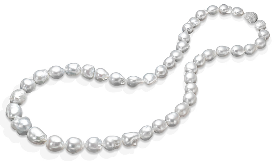 south sea baroque pearl opera length necklace