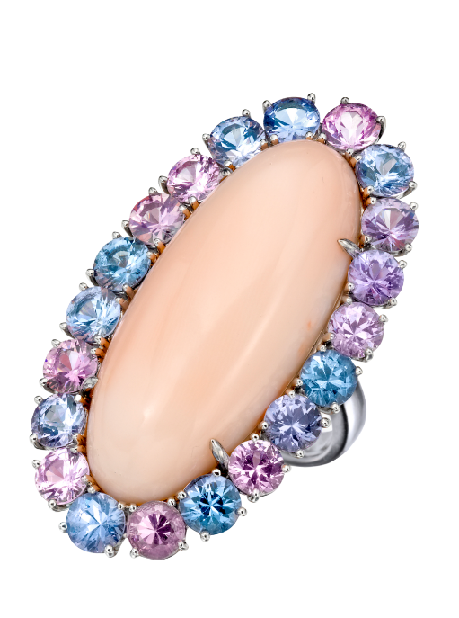 Assael_AngelSkin_Spinel_Oval Ring