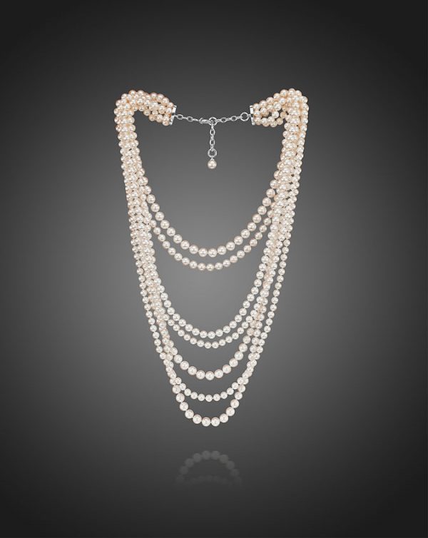 "Sunset" Akoya Pearl Necklace