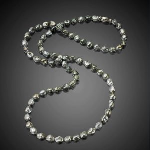 Baroque Tahitian Pearl Rope Necklace, 42.25”