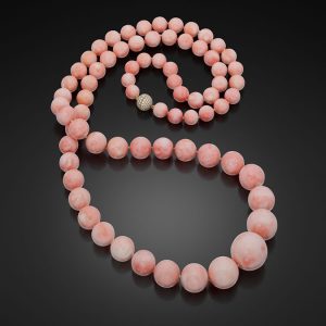 Gem Angel Skin Coral 42” Necklace