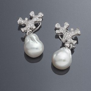 Designer Angela Cummings Coral Branch Earrings