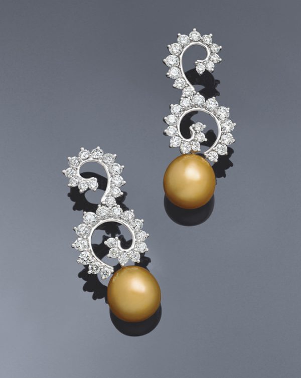 Dangling Swirl Earrings by Angela Cummings for Assael