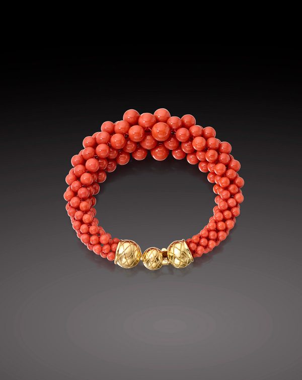 Coral and Turquoise Bracelet – Jayne Cairns Designs