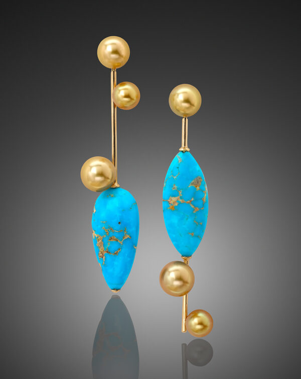 Sand and Sea Earrings from the Modern Mobiles Collection