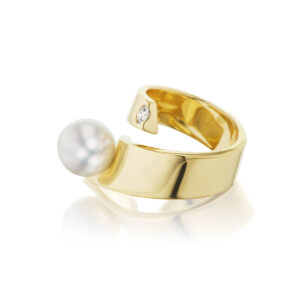 Akoya Pearl Medium Wrap Ring by Sea Gilson for Assael