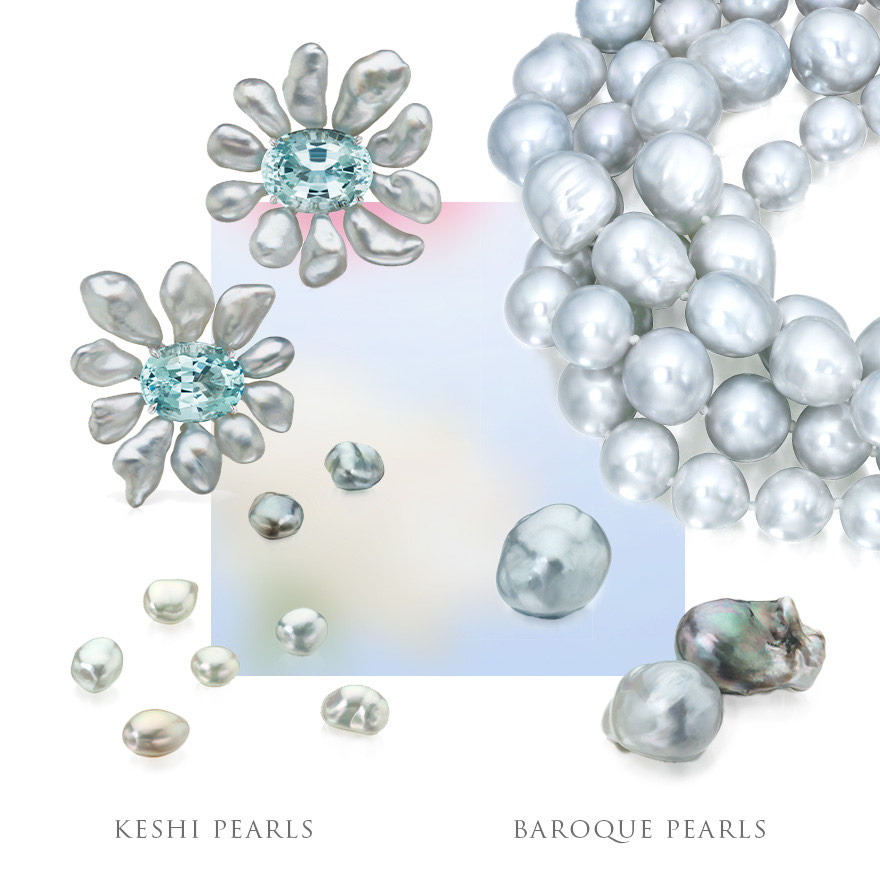 Assael Keshi Pearls versus Baroque Pearls