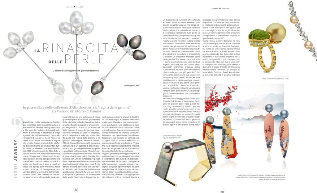 Assael is featured in the January 2024 issue of L'Orafo Italiano Magazine.