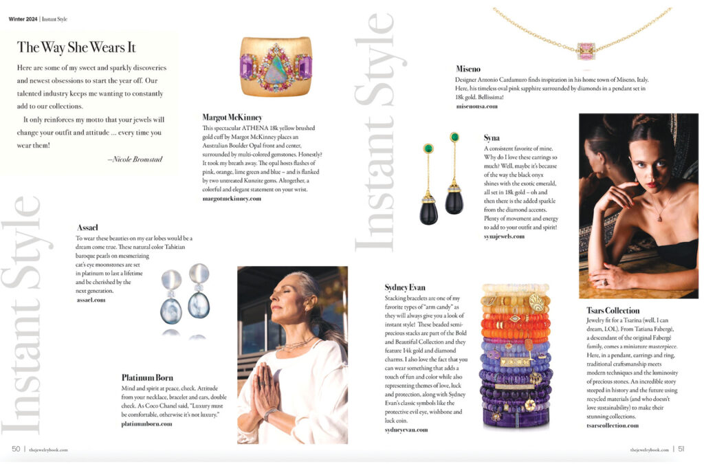 Assael featured in The Jewelry Book