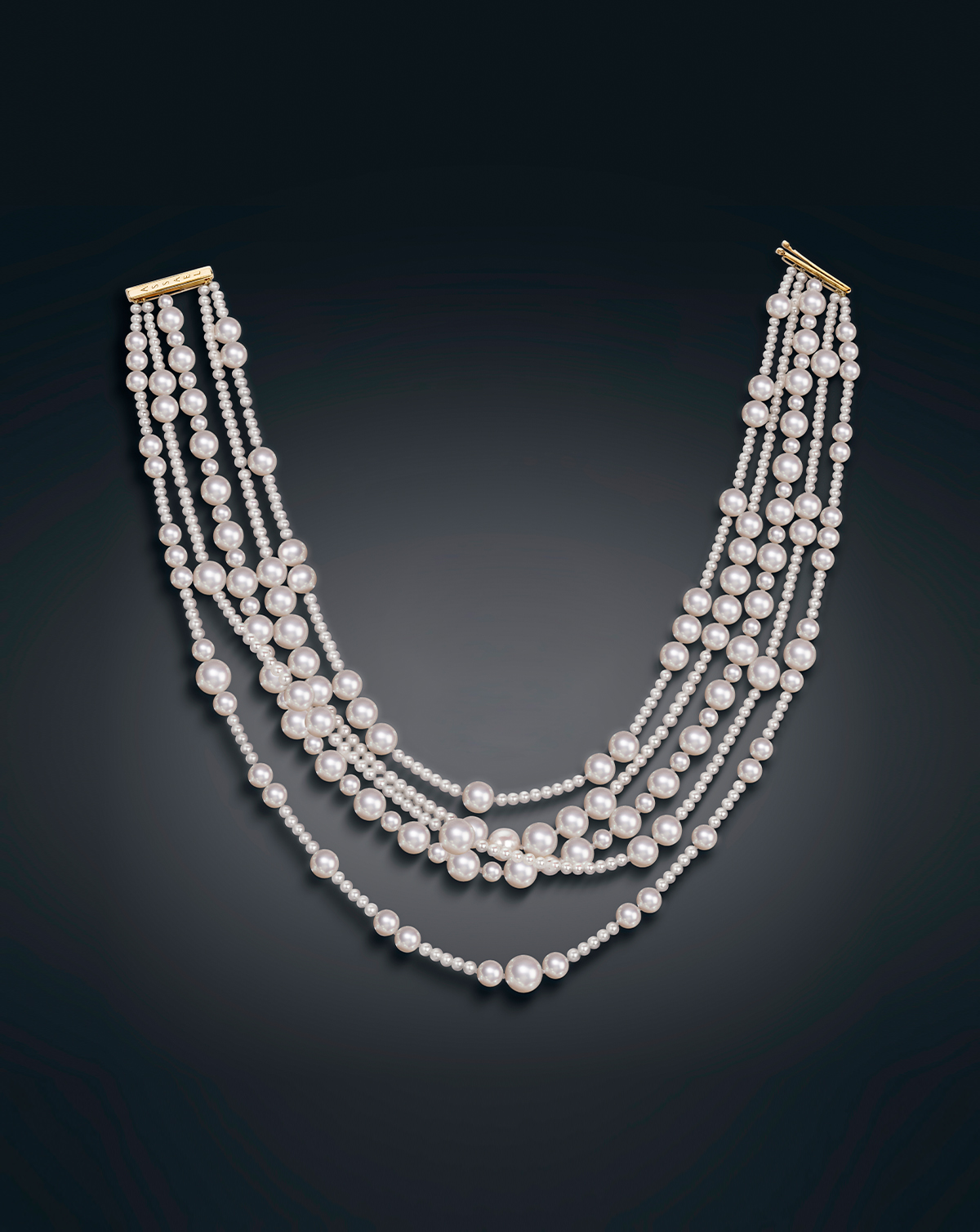 Akoya Pearl 5-Row Necklace - Assael